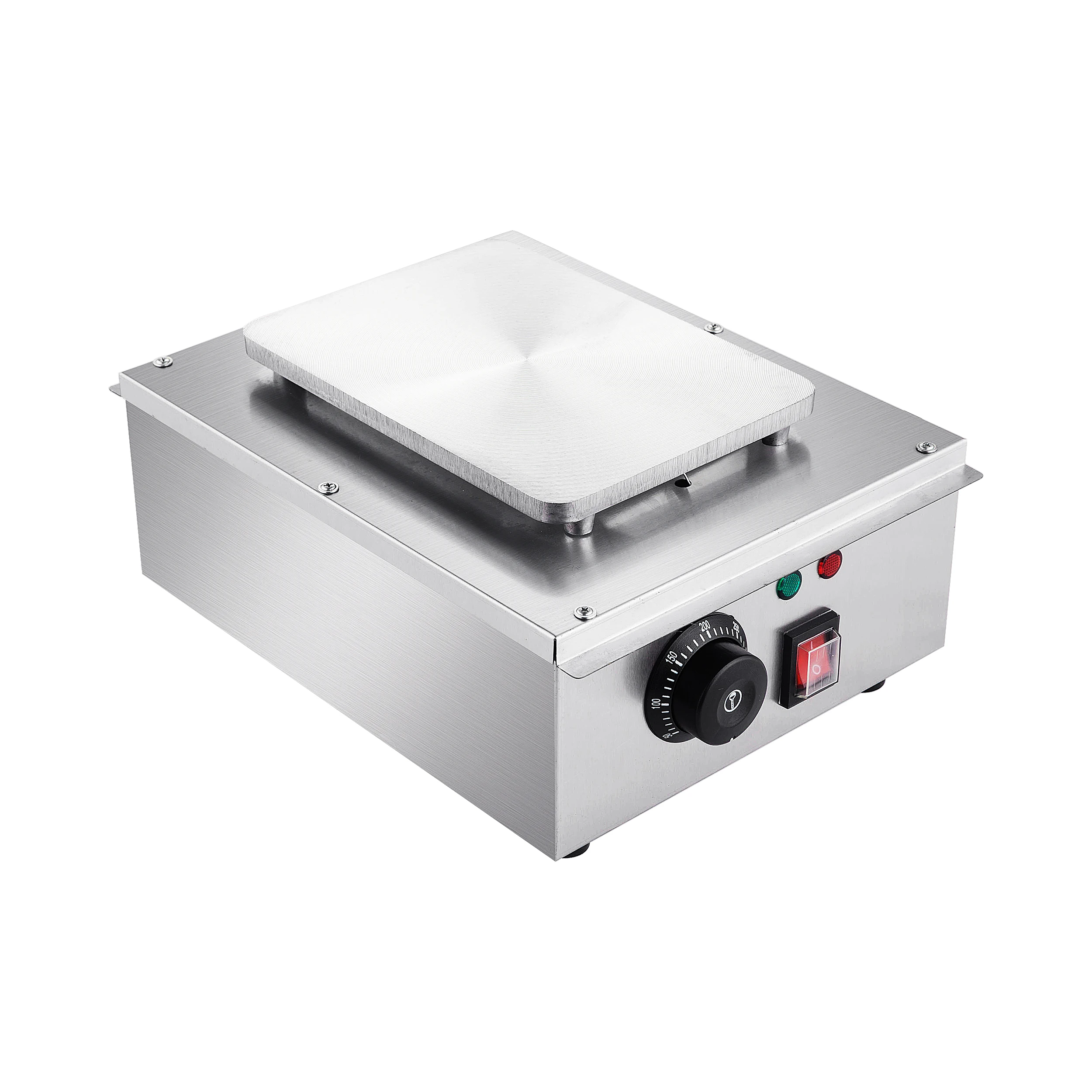 Commercial Double Head Souffle Pancake Maker Nonstick Electric Japanese Fluffy Pancake Machine Stainless Steel for Snack Bar