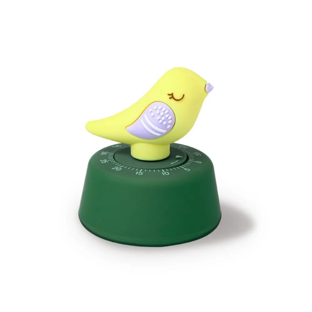 Cooking Timer Mechanical Countdown Timer Bird Shaped Rotating Kitchen Timer Cute Winding 60 Minute Study Time Manager Study