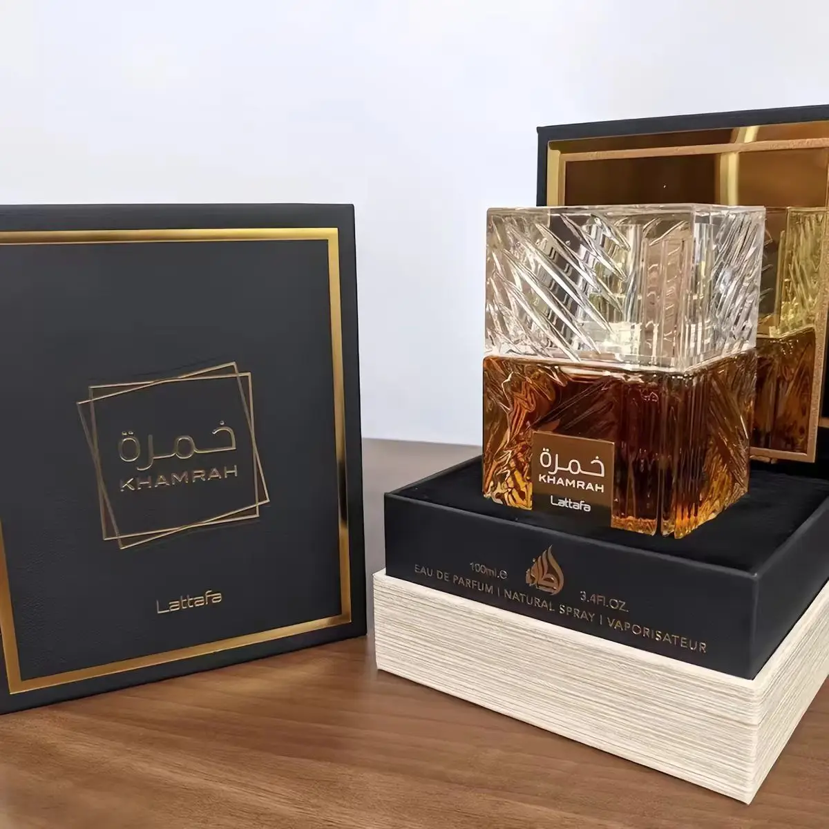 Parfum semprot Lattafa Khamrah Unisex 3.4oz 100ml