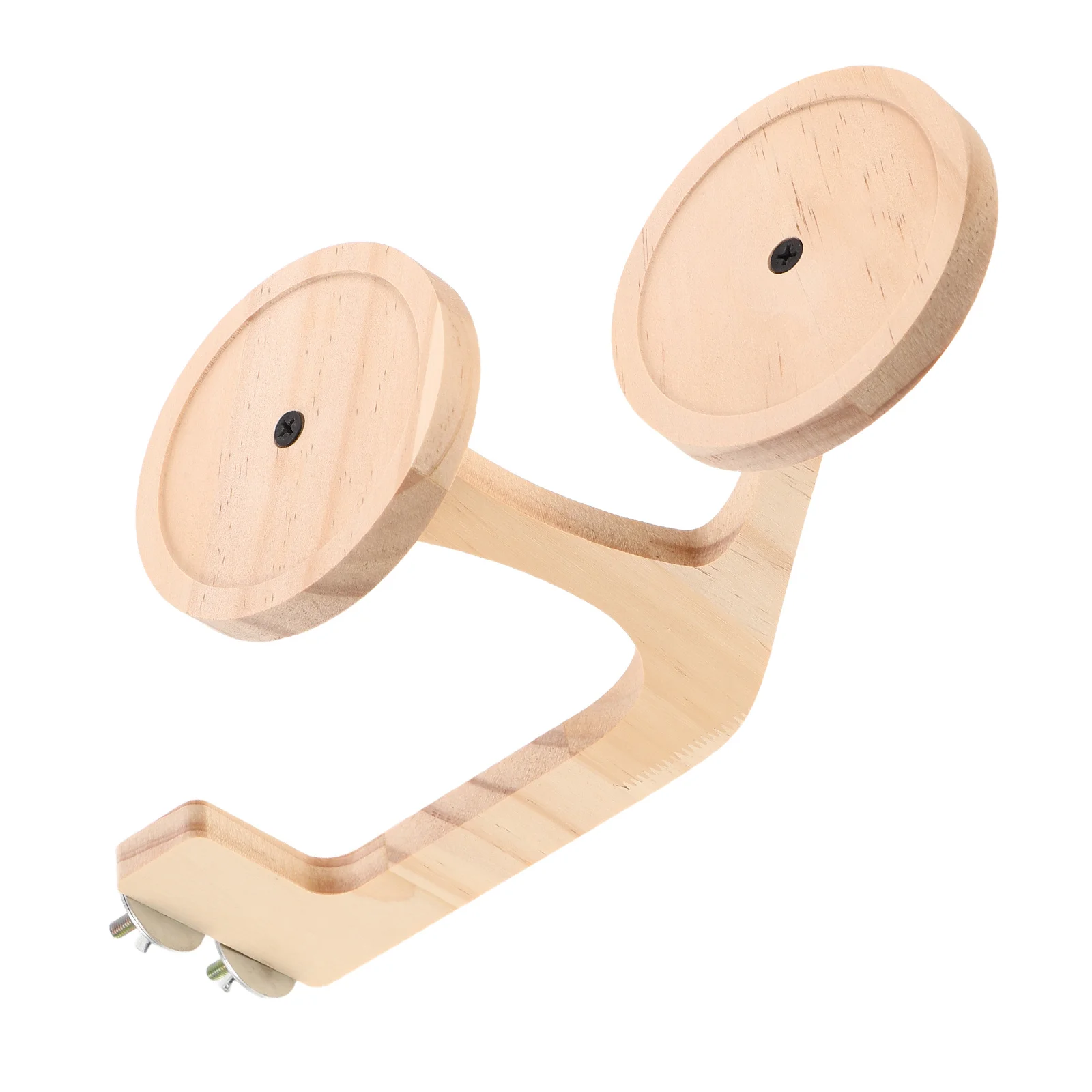 

Parrot Wood Perch Stand Natural Solid Wood Platform for Cage Climbing Chewing Exercise Bird Perches Perch Ladder for Parrots