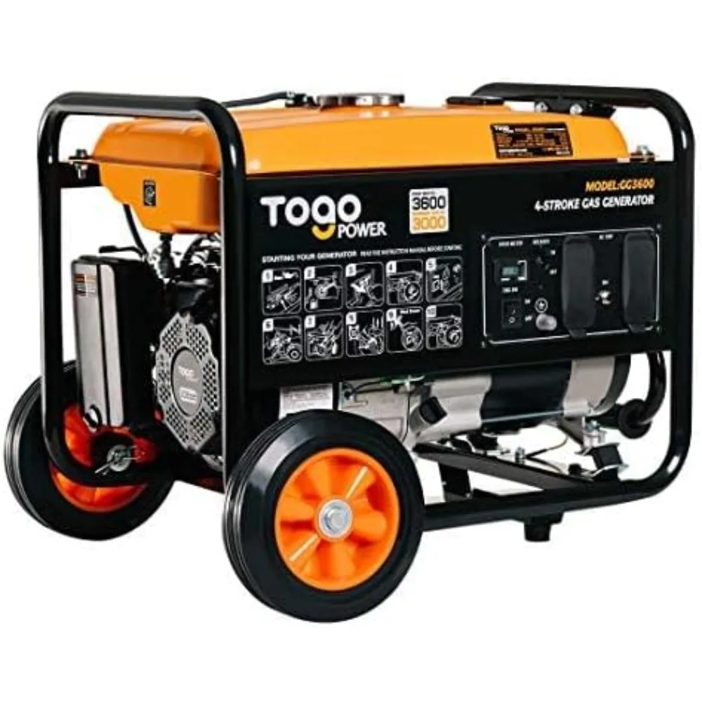 Inverter Gasoline Powered-Power Station for Home Back-Up & RV Outdoor Ready, CARB Compliant