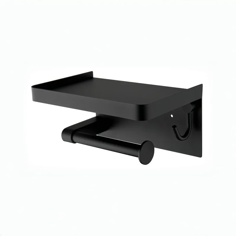 304-stainless-steel-matte-black-paper-towel-holder-storage-rack-for-home-bathroom-multifunctional-roll-paper-holders-with-storag