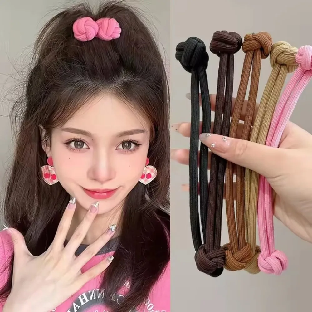 Einfache, dehnbare Haargummis für Frauen, süße, hochelastische, modische Haarbänder, Scrunchies, Haaraccessoires