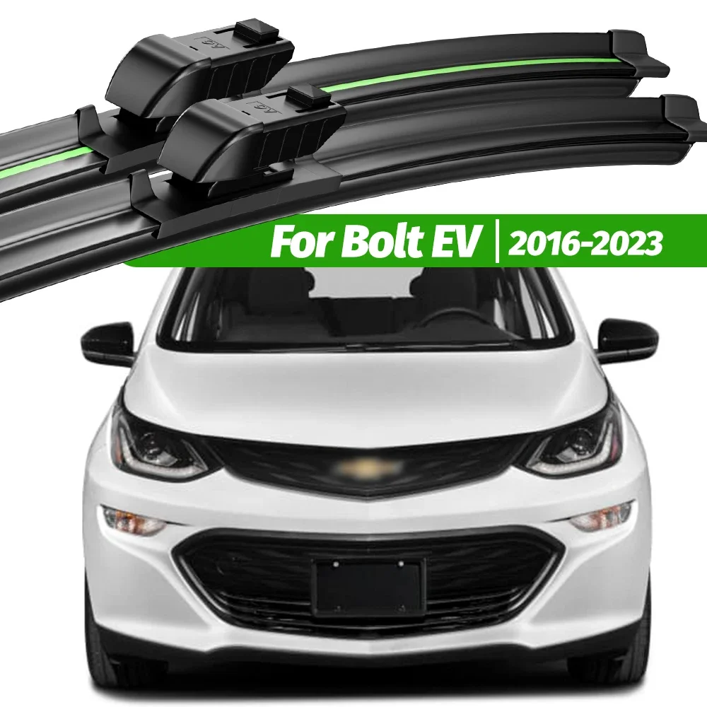 

For Chevrolet Bolt EV 2016-2023 2pcs Front Windshield Wiper Blades 2017 2018 2019 2020 2021 2022 Windscreen Window Accessories