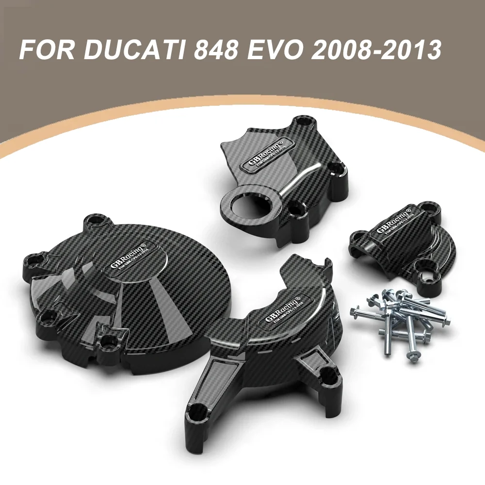 

For Ducati 848 EVO 2008-2013 Engine Protection Cover 848 Motorcycle Engine Case Guard Saver