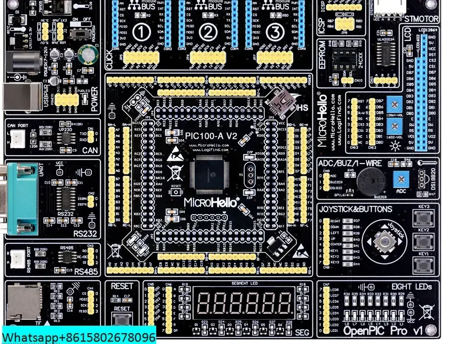 PIC32 / PIC24 / DsPIC Development Board Openpic Pro with Pic32mx795f512l Core Board