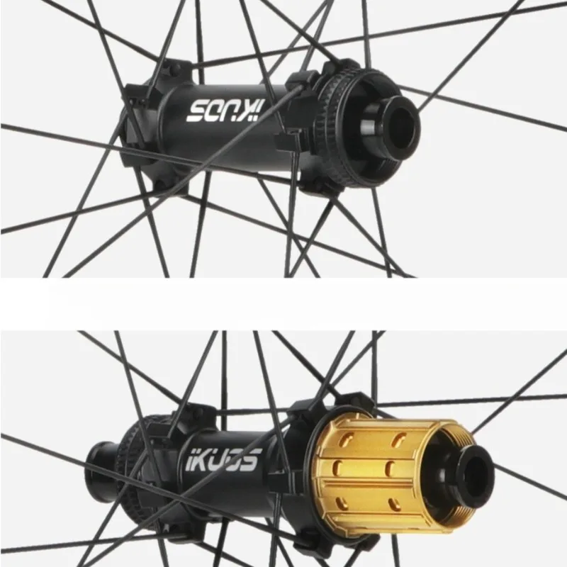 عجلة دراجة الطريق من ألياف الكربون 36T سقاطة خفيفة الوزن ومتينة بفوهة هواء فرنسية عالية القوة أجزاء دراجة عجلة الدراجة