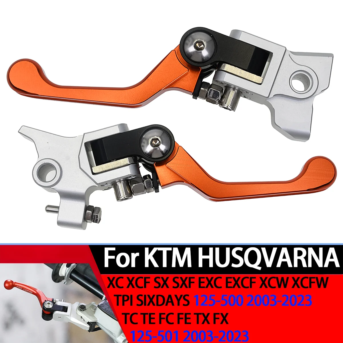 

Motorcycle Universal parts CNC Handles Clutch Brake Lever For KTM Husqvarna SX XC SXF XCF XCW XCFW TC FE TE 125-500cc 2014-2024
