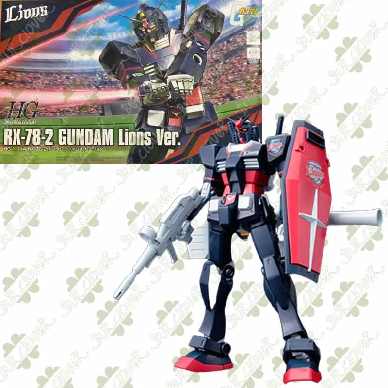 Oryginalny model Bandai GUNDAM HG Series RX-77-2 GUNCANNON Takuya Kai MODEL BLUE DESTINY UNIT2 Anime Figurka Akcji Model do Składania Zabawki