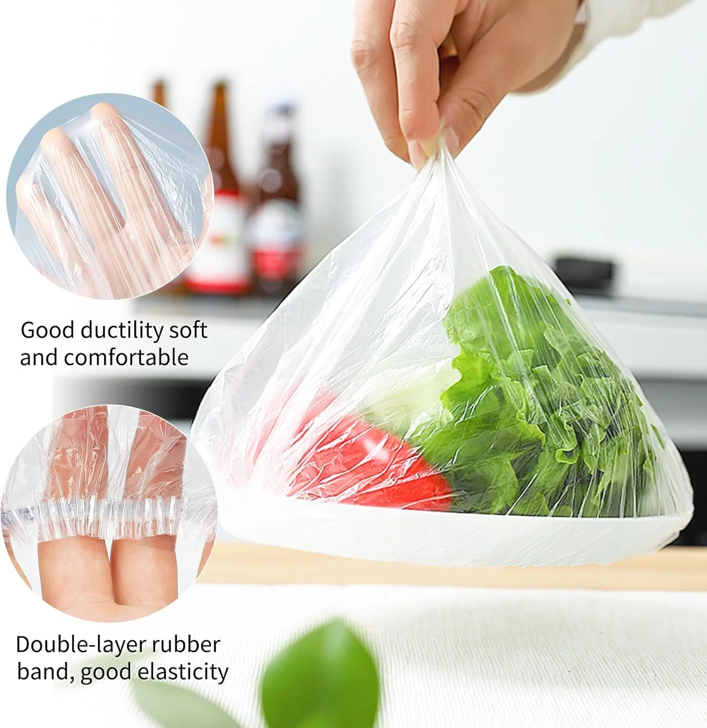 100/200 غطاء وعاء للاستخدام مر - مراجعة Food Storage Bags Reusable وسعره