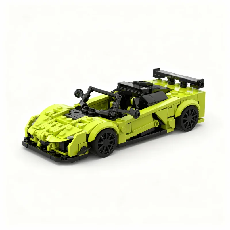 

397pcs MOC Hennessey Venom F5 Revolution Coupe Roadster City Champions Model Building Blocks Christmas Gifts Construction Toys