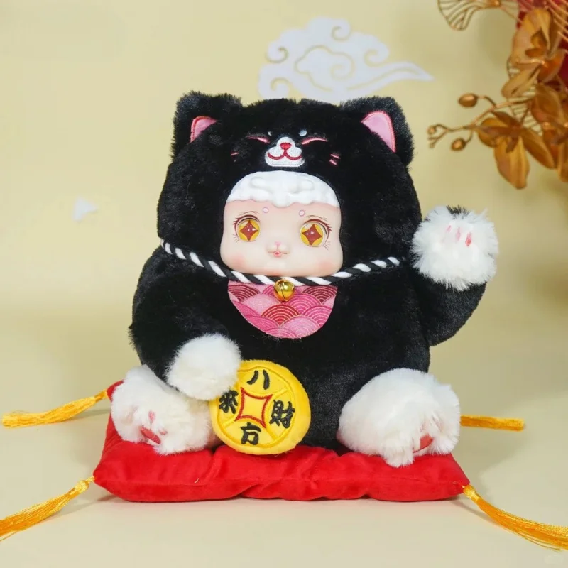 

Ciaoka плюшевая кукла Lucky Meow Cat, хлопок со сменными глазами, глухая коробка, загадочная коробка, куклы Caixa Caja, подарок, аниме, экшн