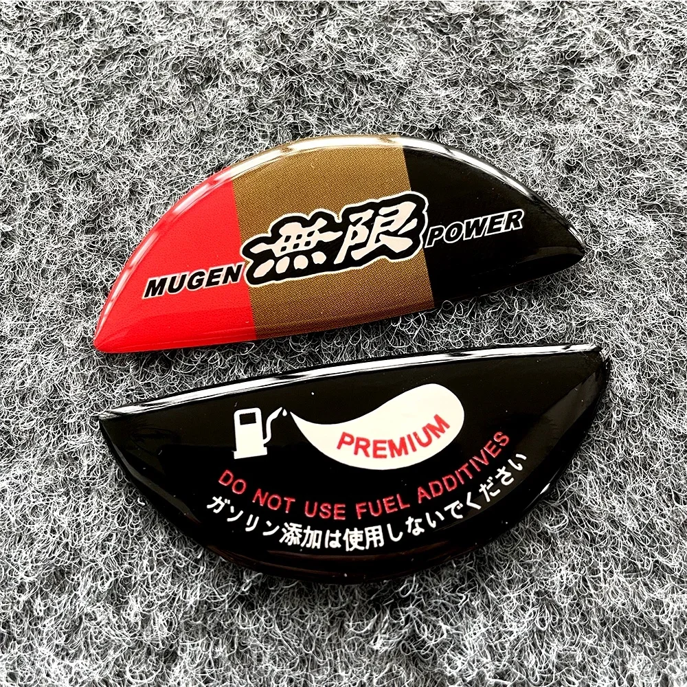 Universal JDM Fuel Cap Deco Sticker for Honda Jazz Fit City Grace Hatchback HRV Honda Access Modulo X Spoon Mugen RS Japan