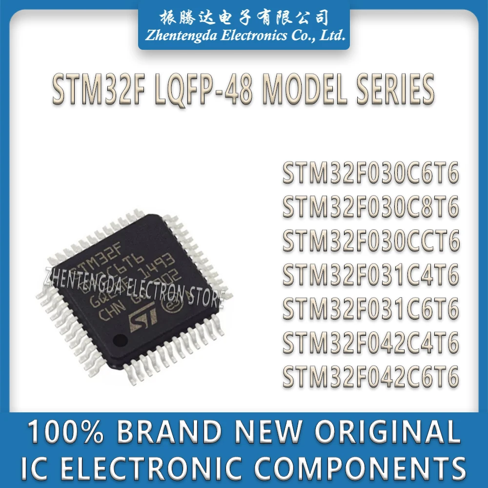 STM32F030C6T6 STM32F030C8T6 STM32F030CCT6 STM32F031C4T6 STM32F031C6T6 STM32F042C4T6 STM32F042C6T6 STM32F030 STM32F031 STM32F042