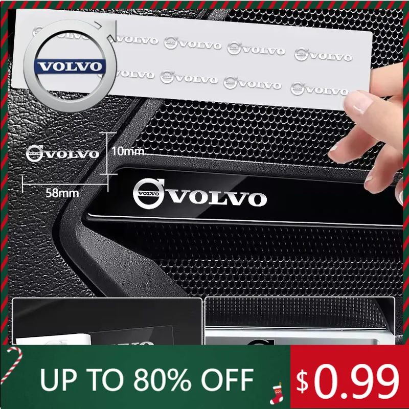 

Эмблемы 3D металлические автомобильные креативные наклейки водонепроницаемые наклейки аксессуары подходят для Mercedes-Benz V50 XC60 XC90 C30 XC70 S90 XC40