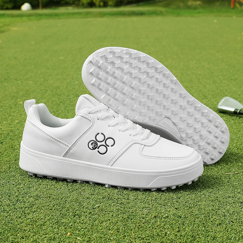 

Men Golf Shoes Spikeless Golf Sneakers for Men Outdoor Walking Footwears Comfortable Gym Shoes