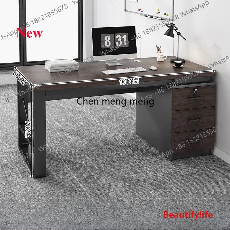 

a17 Aesthetic Funny Office Desk Drawers Wooden Studying Vanity Office Desk Dining Reception Designer Scrivania Da Ufficio Furni