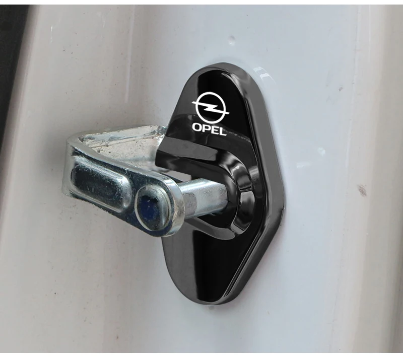 4Pcs/set Car Door Lock Protective Cover For Opel Mokka OPC Zafira Antara Accessories Car Styling