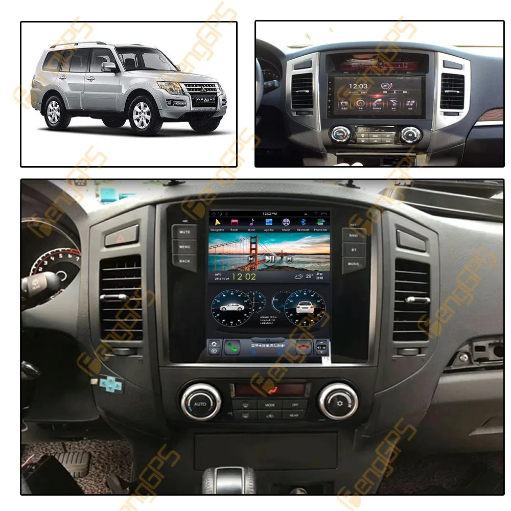 128G Android Radio For Mitsubishi Pajero 4 V80 V90 93 2006- 2016 Car Multimedia Player Auto Stereo GPS Navigation 2DIN Head Unit