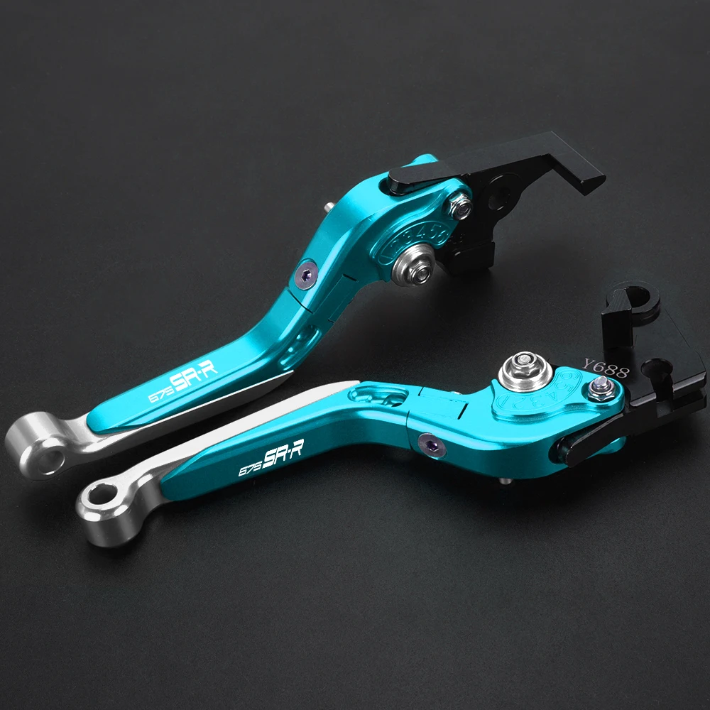 

Для CFMOTO 675SRR 675SR-R CF675SRR 2024 2025 2026: Аксессуары для мотоциклов, регулируемые выдвижные рычаги тормоза и сцепления из алюминия с ЧПУ