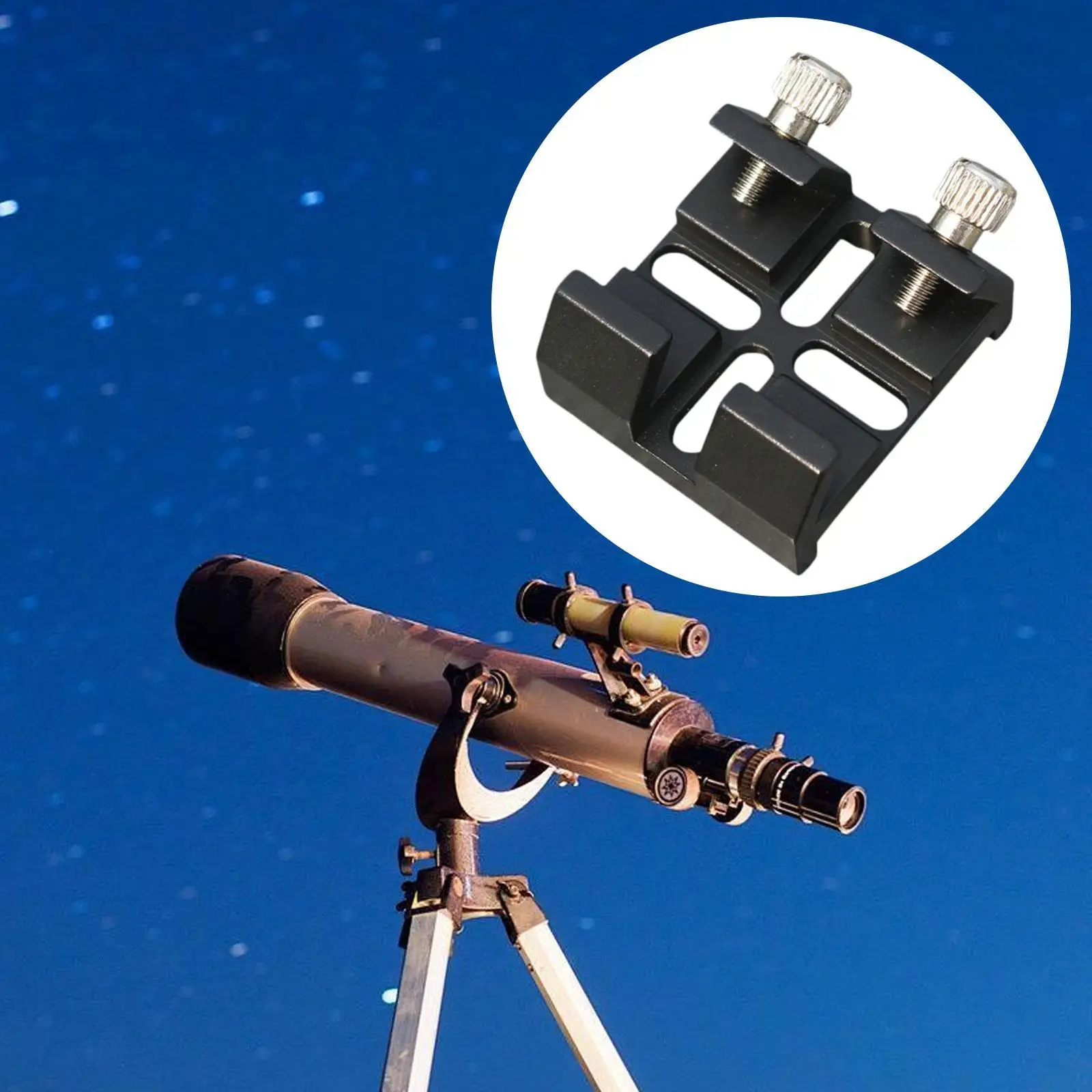 Finderscope Mount Bracket Slot Plate Astronomical Telescope Accessory Astrophotography Groove Plate Mount Base for 5P9966