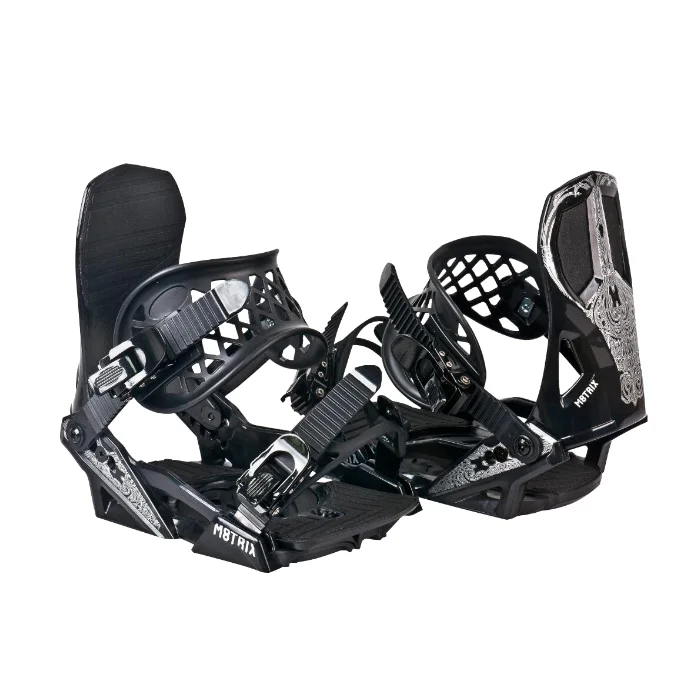 2024 quick snowboard bindings adult  NYLON snowboard binding buckle step on