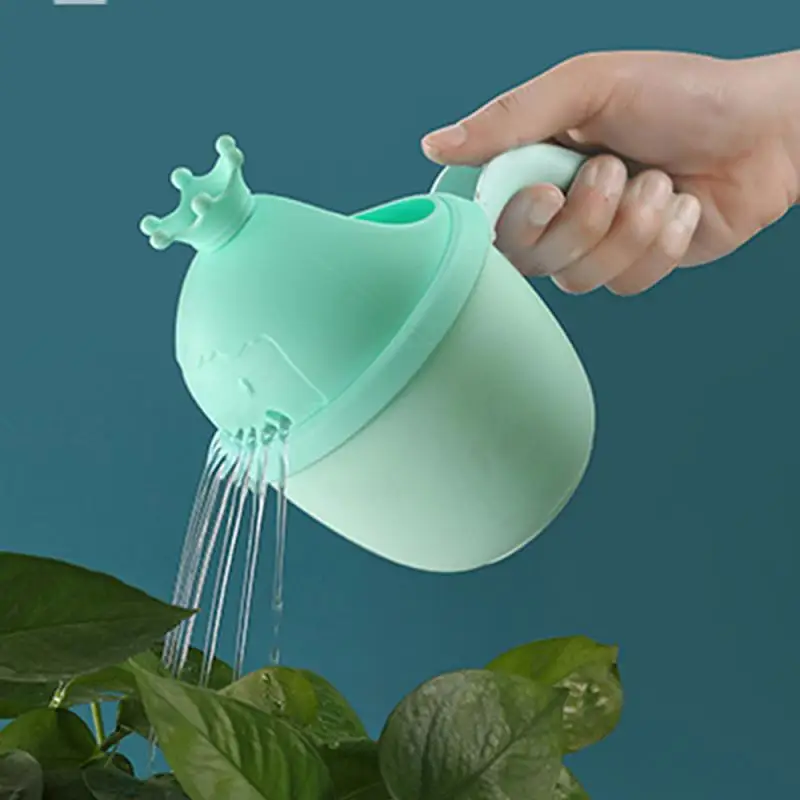 Kids Bath Tool Lovely 7 Water Outlets Shower Type Water Outlet Bath Products Crown Shape Shampoos Cups Toddle Shampoo Cup