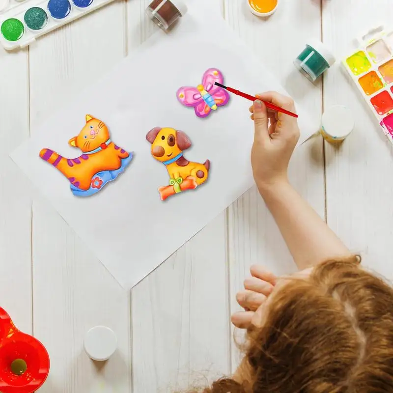 Manualidades de yeso para pintar proyectos de arte para niños juegos de aprendizaje juguetes educativos pinta tus propias artes y manualidades Kit de pintura interactivo