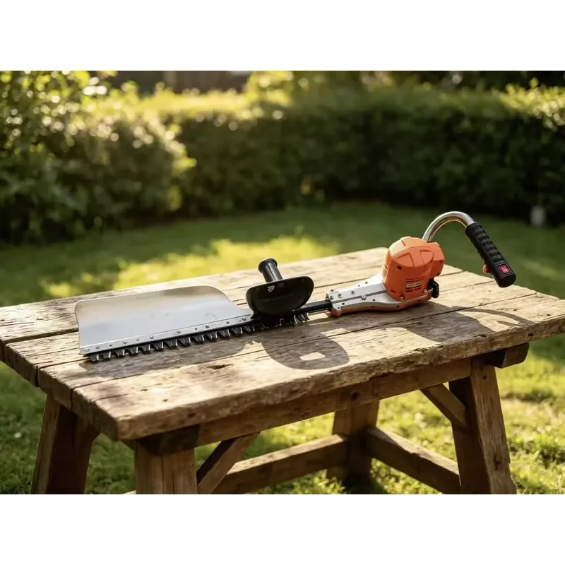800W Cordless Hedge Trimmer 24V 36V 48V Universal Electric Garden Pruner with 650mm Long Blade Power Saw