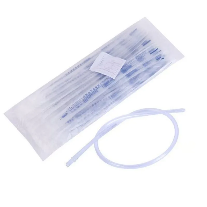 100PCS PVC Straight Urinary Catheter Non Balloon Sterile Disposable Individually Wrapped Fr8-16 2.7-5.3mm Medical Latex Free