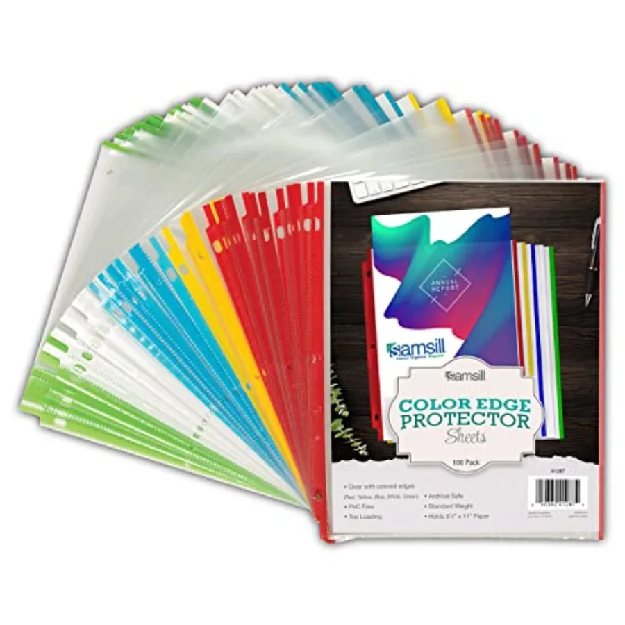 

Colored-Edge Sheet Protector Family