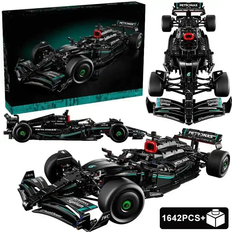 

NEW 42171 F1 W14 E Technical 1642Pcs 1:8 Performance Building Blocks Race Car MOC Assembly Model Vehicle Assembly Adult Toy Gift