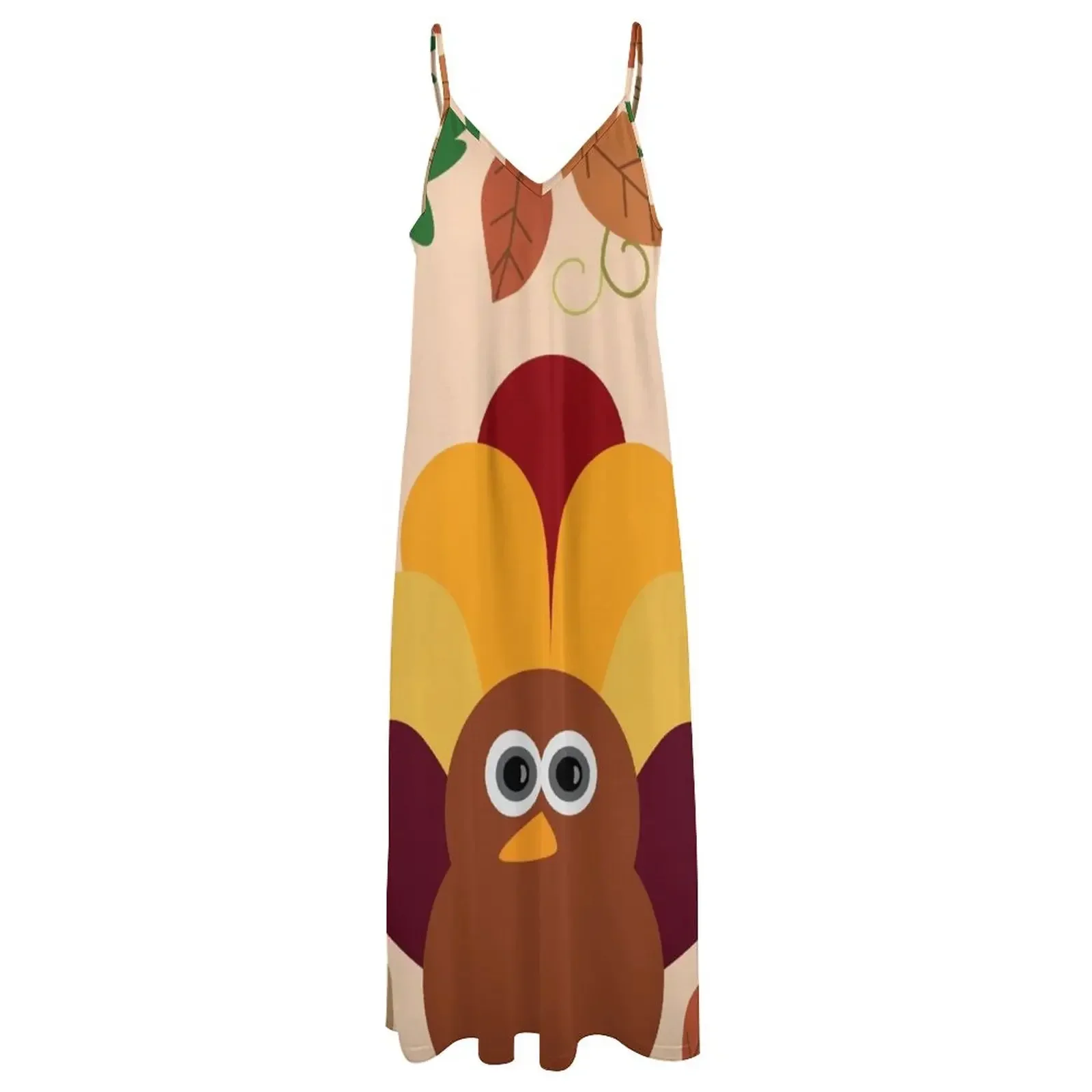 Thanksgiving Turkey Sleeveless Dress Clothing female Women dresses summer summer dress womens 2024 Dress