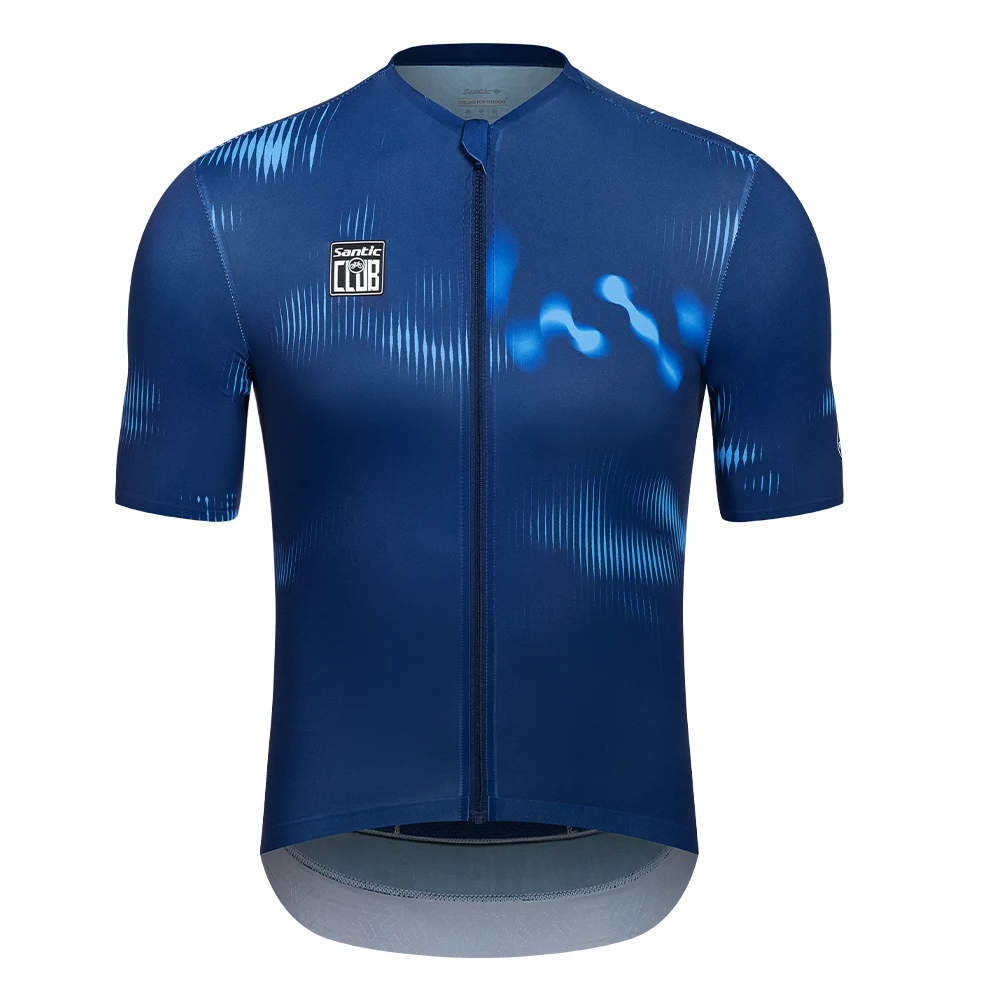 

Santic Men's Cycling Jerseys Short Sleeve Summer Bike Shirt UV Protection Breathable Road Bicycle Jerseys MTB Cycling Clothing