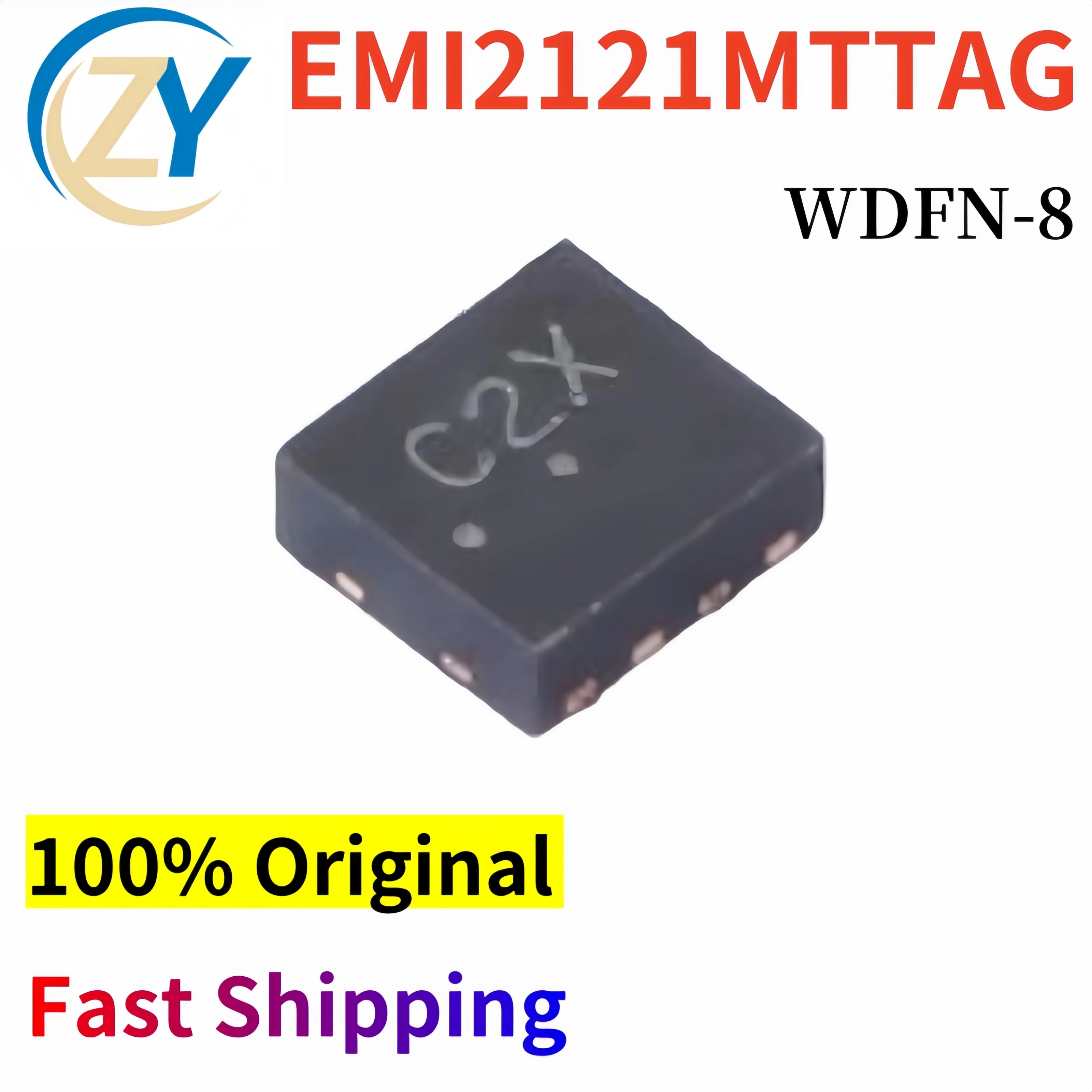 

(5-20pcs) EMI2121 Diodes EMI2121MTTAG WDFN-8 ESD Suppressors 100% Original & In Stock