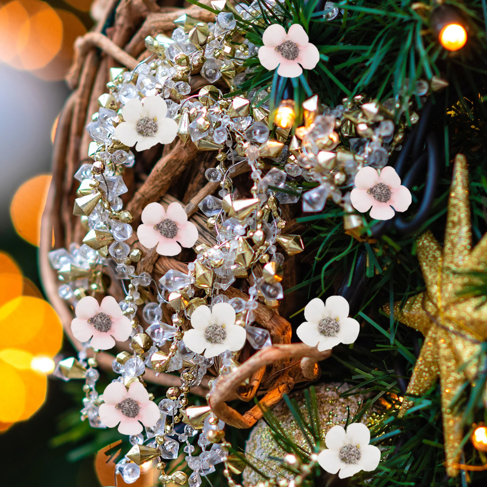 

100pcs Fabric Daisy Flower Heads 2.5Cm Artificial Faux Daisies For Diy Wedding Party Decor Craft Projects Table Centerpieces