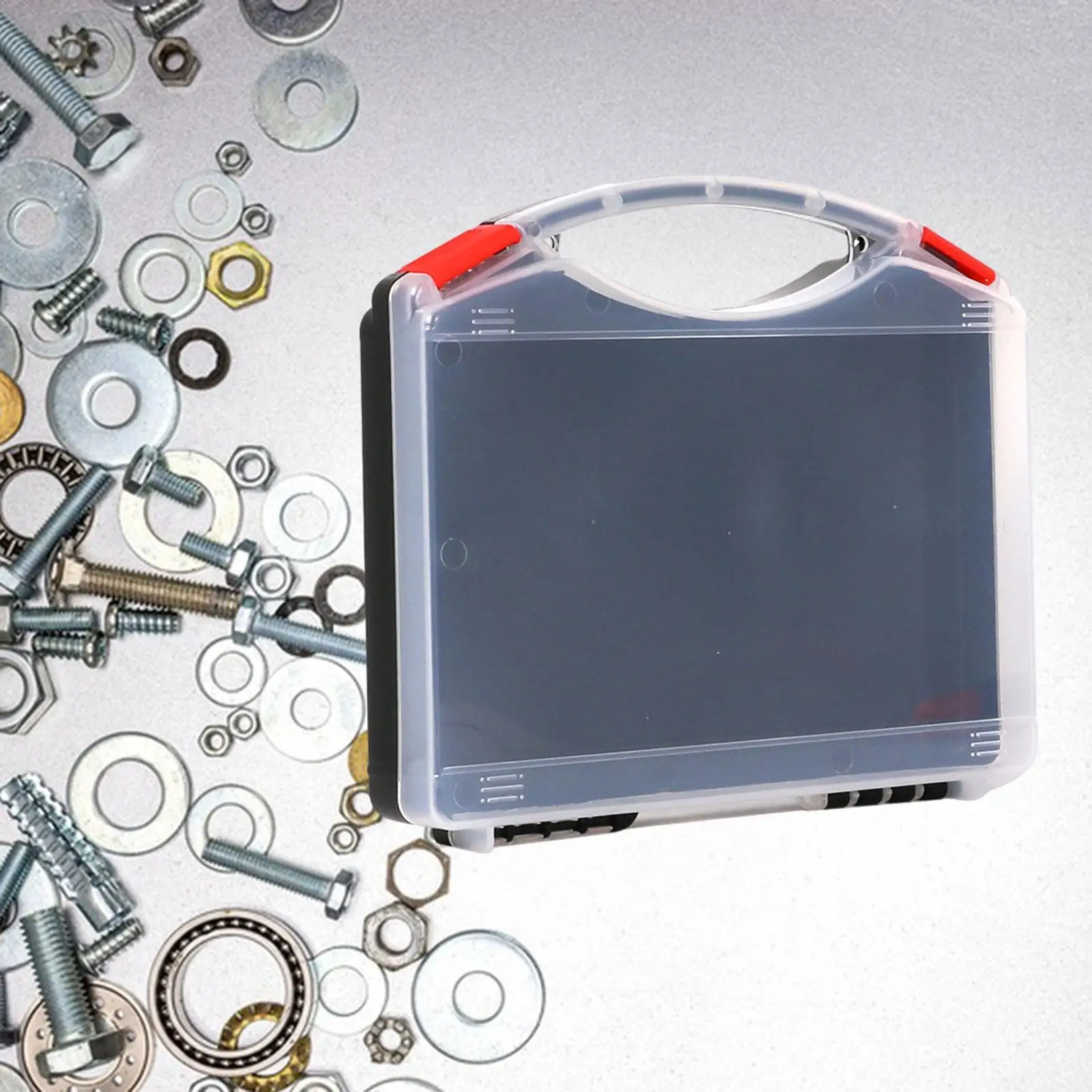 Tool Box with Handle Universal Screw Organizer for Electronics Outdoor Beads