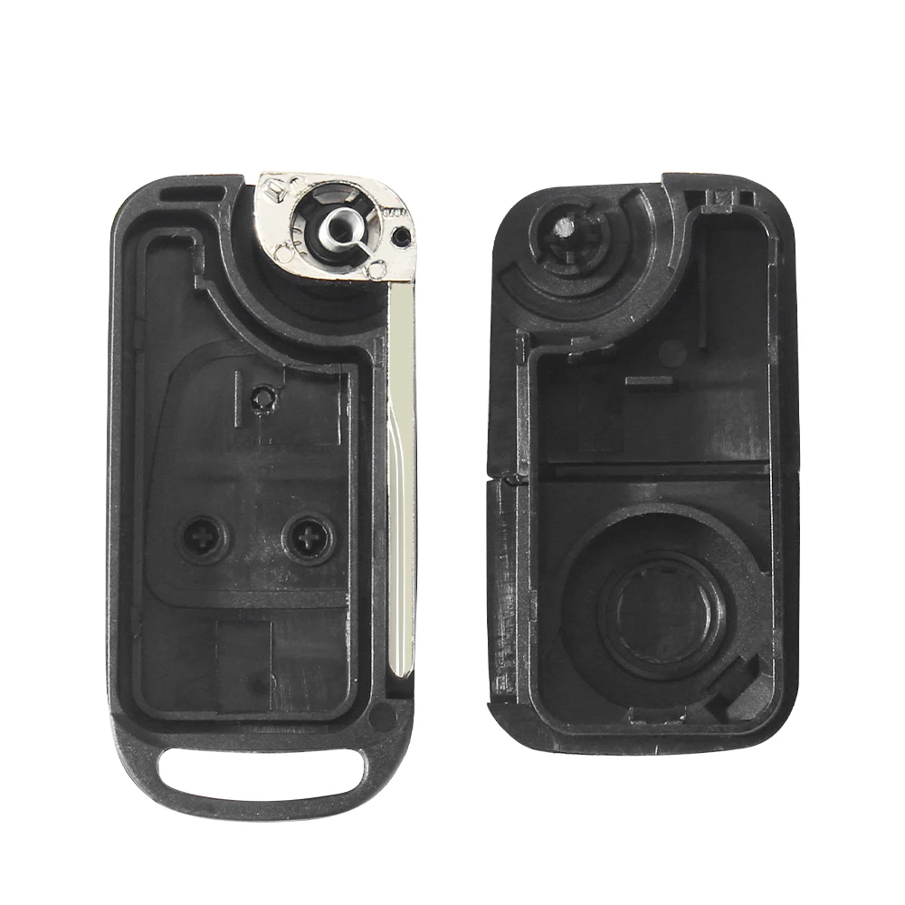 KEYYOU Free Shipping For Benz W168 W124 W202 W203 A C E ML C CL S SL SEL SLK E113 For Mercedes Flip Folding Remote Car Key Shell