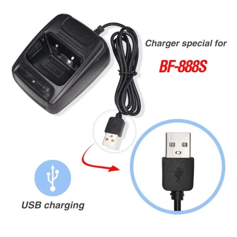  Two Way Radio Charging Unit with USB Output for  BF666s/777s/888s/999s
