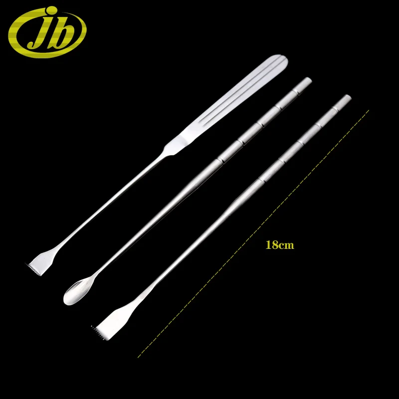 Medical curet titanium alloy 18cm stainless steel surgical operating instrument armpits curet stripper