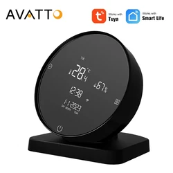 AVATTO Tuya WiFi IR Remote Control with Temperature and Humidity Sensor,3 in1 Smart Home Infrared Controller for Alexa Google