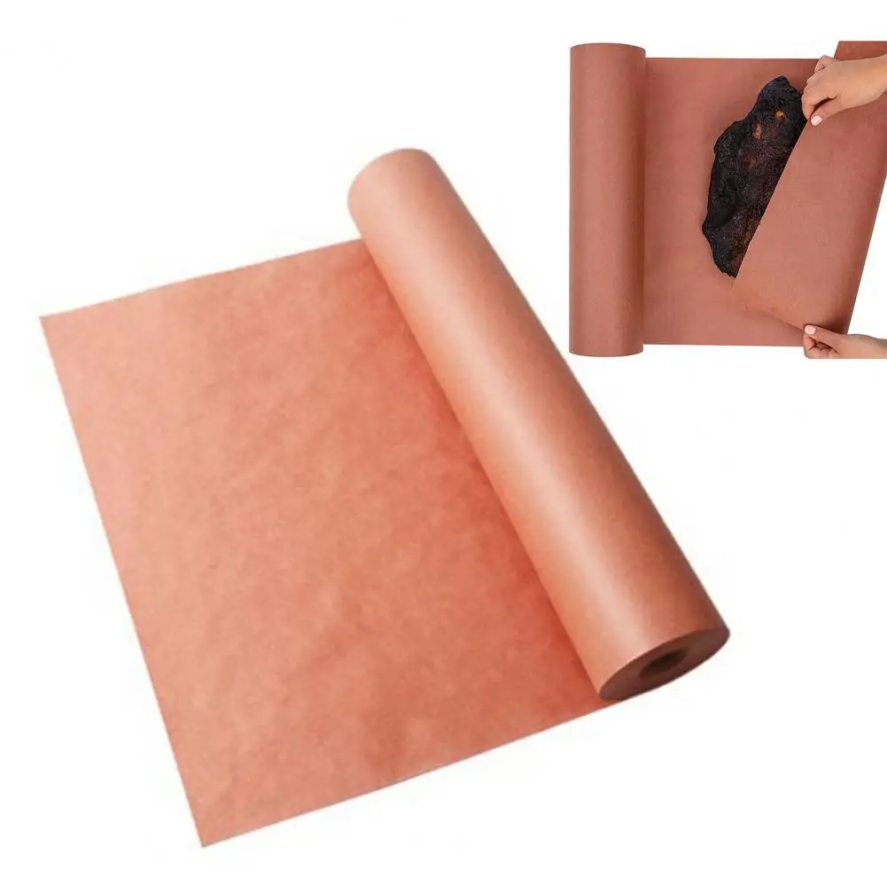 

Uncoated Butcher Paper Pink Butcher Paper Roll for Bbq Grilling Wrapping Meat Fish Peach Food Grade Kraft Paper Unbleached