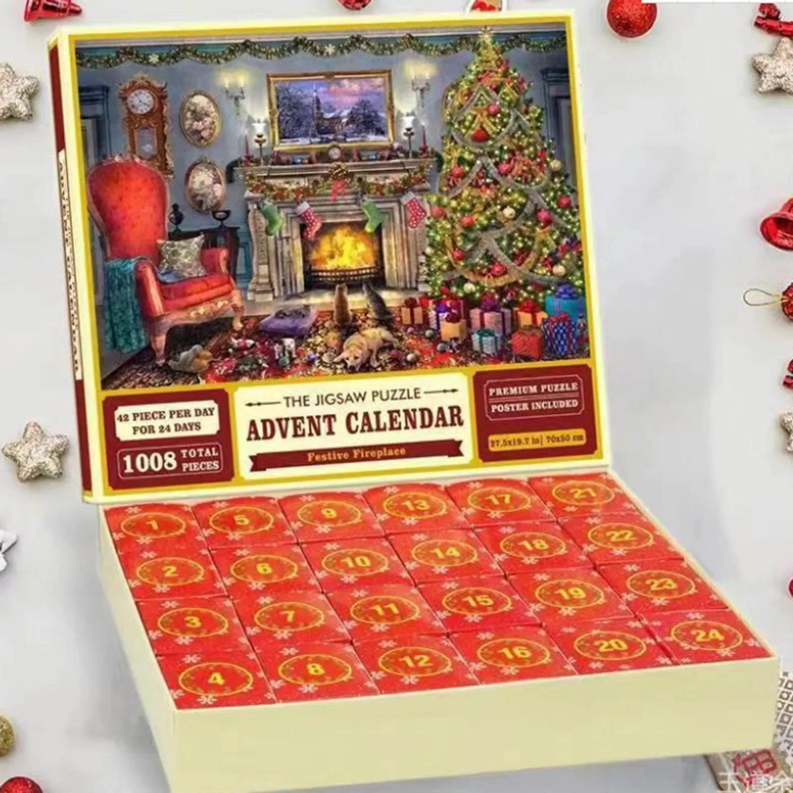 

Christmas Advent Calendar Puzzle toys For Adult Christmas Countdown Calendar interesting Holiday playthings for children hot