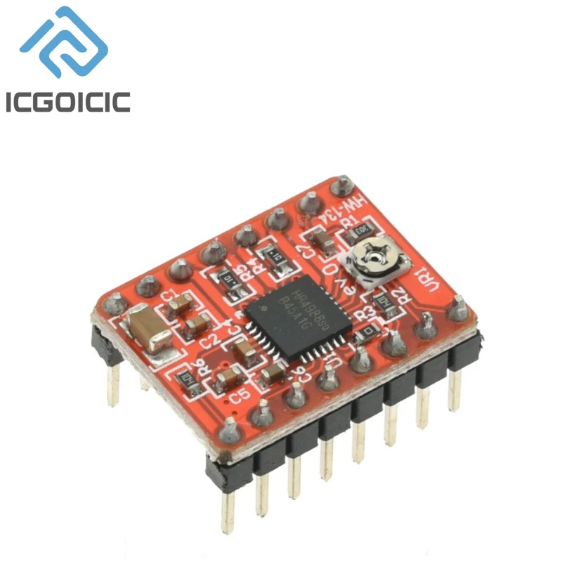 Reprap Stepper Driver A4988 DRV8825 Stepper Motor Driver Module +Heat Sink For 3D Printer