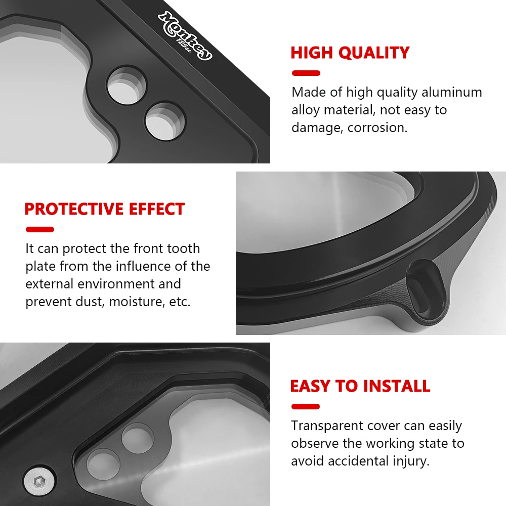 For Motorcycle Front Gear Cover Front Sprocket Guard Cover Monkey125 2024 DAX ST 125 Trail 125 CT 125 WAVE-125i 2018-2024