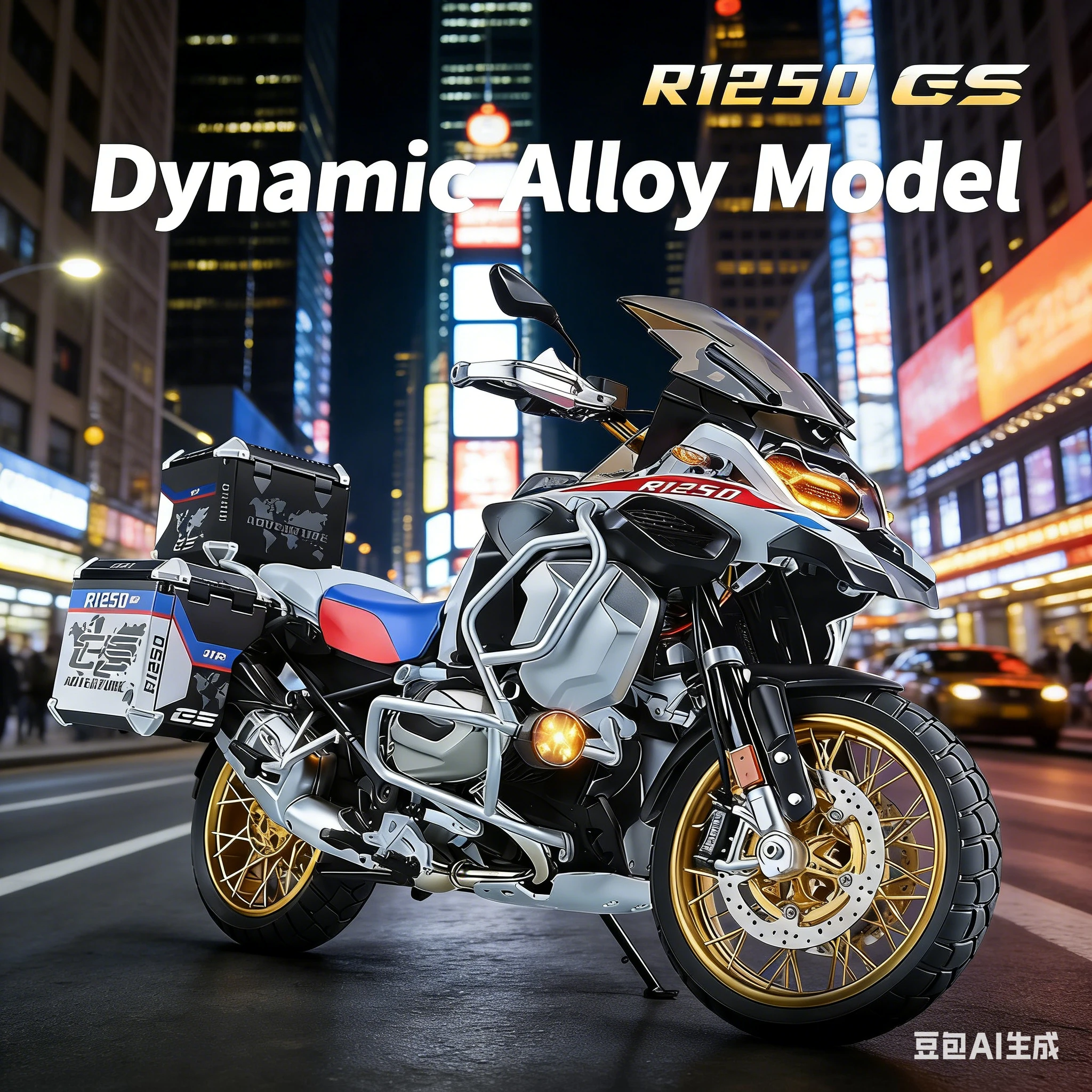 

Модель мотоцикла BMW R1250GS из литого сплава в масштабе 1:7 | Коллекционная реплика водоплавающей птицы | Премиальный подарок для парня и декор для домашнего рабочего стола