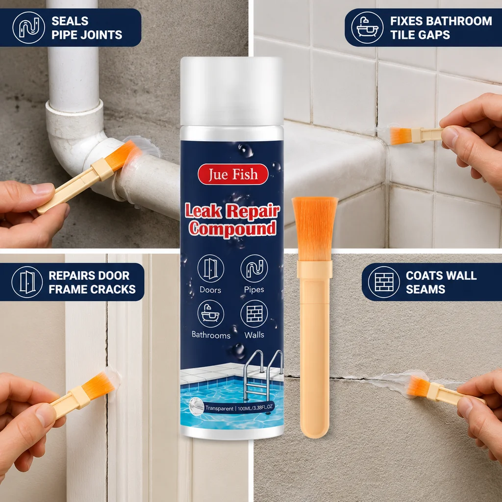 Transparent Waterproof Sealant Adhesive Glue Leak Repair Coating For Roof Tile Wall Pipe Cracks Indoor Outdoor Sealing Compound