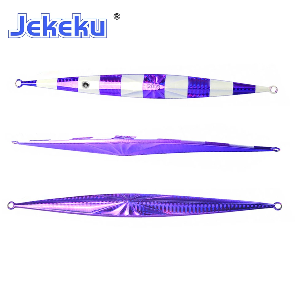 

JEKEKU NEW 5pc 100g/150g/200g/250g/300g/350g Slow Sinking Metal Jigging Shore Casting Fishing Lure Saltwater Ephemera Pesca Jig