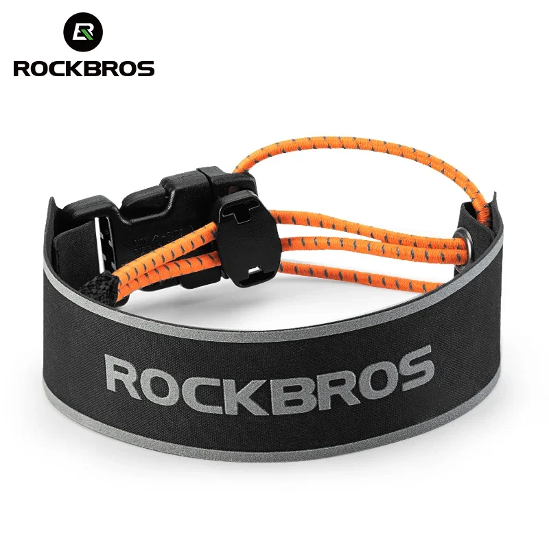 ROCKBROS Cycling Pants Leg Band Ankle Strap Adjustable Buckle Elastic Safety Protect Leg Clip Band Sports Cycling Trousers Bands