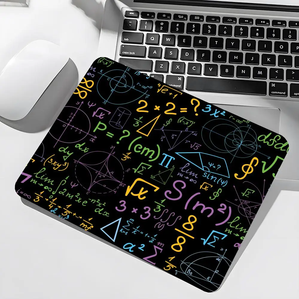 Learn Mathematical Formulas Mouse Pad Gamer Large Size Office Desk Protector Mat 450x400X2MM Waterproof Desktop Mouse Pad